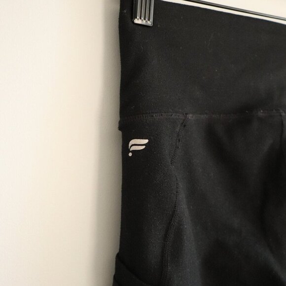 Fabletics Women's Sz XS Black Powerhold Mesh Pocket Stretch Activewear Leggings - Picture 7 of 15